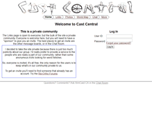 Tablet Screenshot of castcentral.org